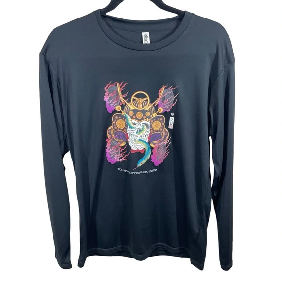 Tokyo auto salon 2020 long sleeve shirt skeleton and tire design women’s large - Picture 1 of 4